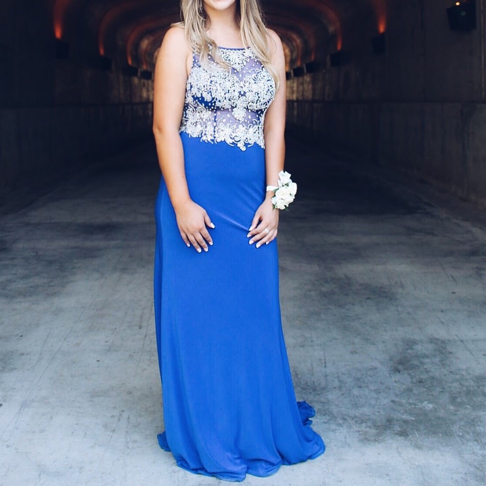 royal blue prom dress💙